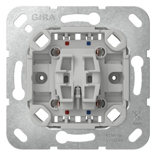 1St. Gira 381200 Wippschalter Aus 2-p o.Kr. Einsatz
