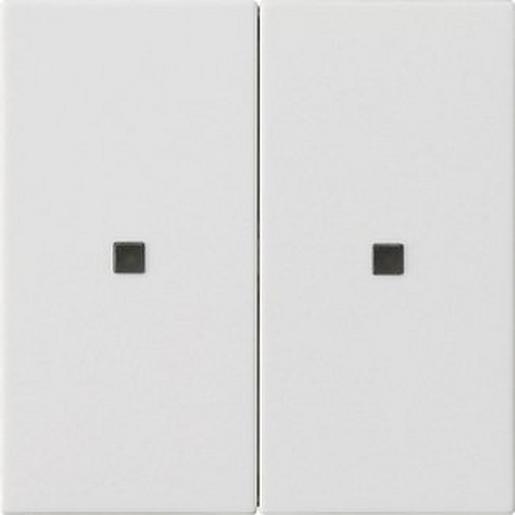 1St. Gira 510727 RF Bedienaufs. 2f KNX System 55 Reinweiß