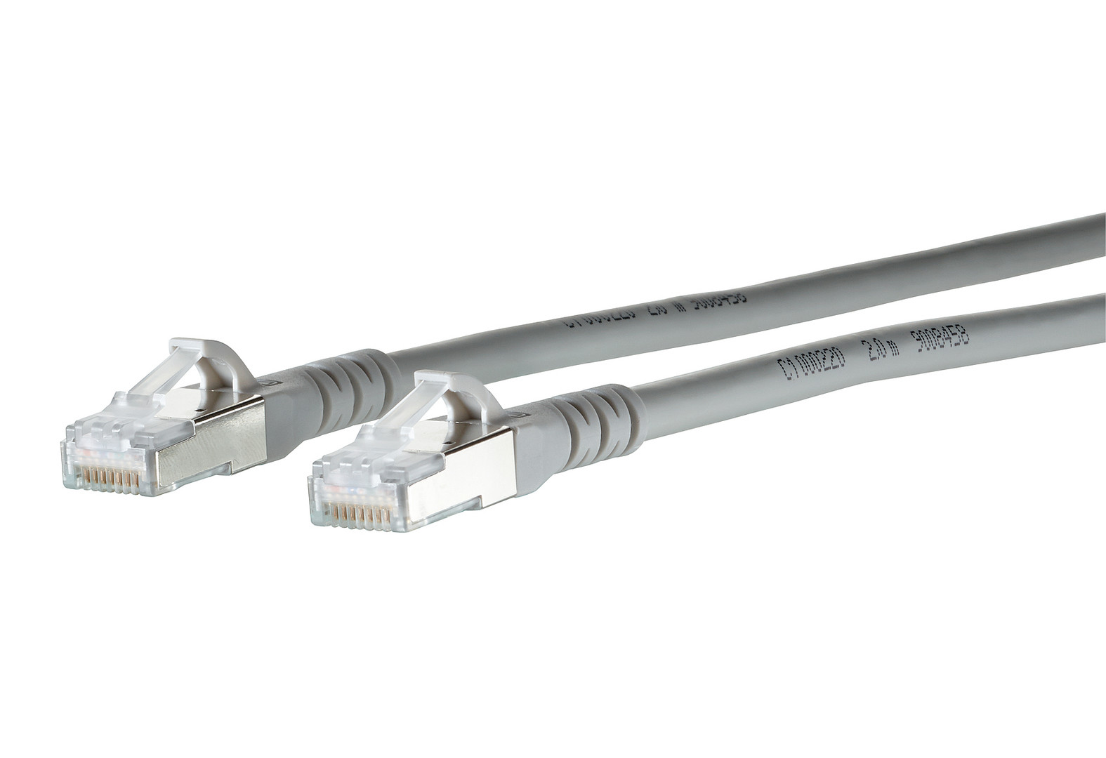 30m Metz Connect 130845C033-E Patchkabel Cat.6A AWG 26 30,0 m grau