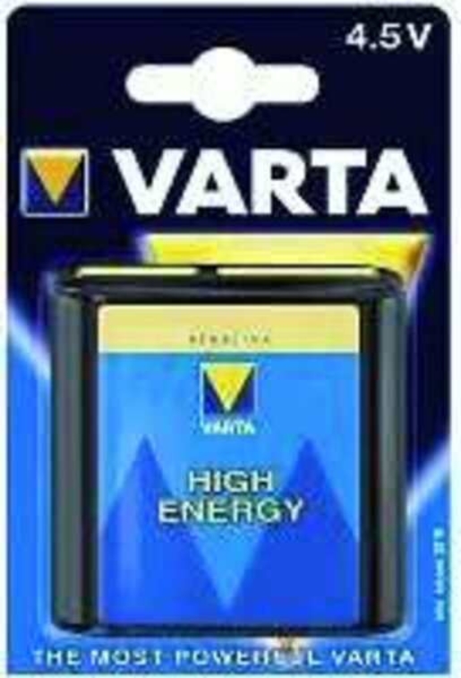 1Pk Varta LONGLIFE Power Normal 4,5V 4912 ** Blister a 1 Stück ** 04912121411