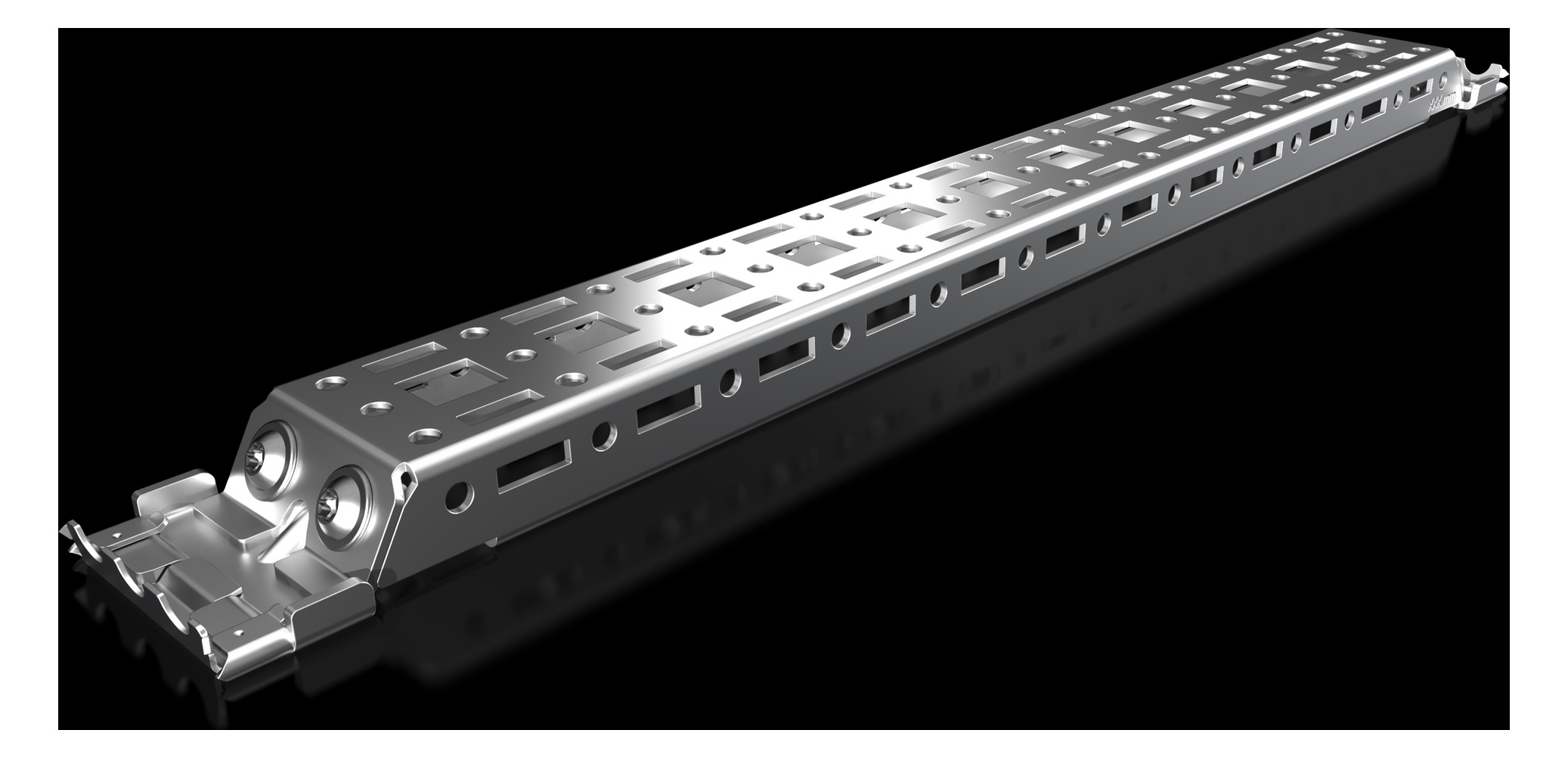 1St. Rittal AX 2394.400 AX Schiene für Innenausbau, für T 400mm