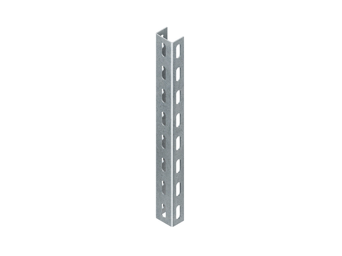 3m Niedax U 4530/3000 FL U-Profil, 43,5x29,5x3000 mm, gelocht