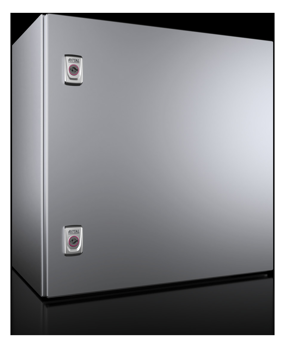 1St. Rittal AX 1013.000 Kompakt-Schaltschrank AX, Edelstahl 1.43 AX1013000 BHT 500x500x300 mm