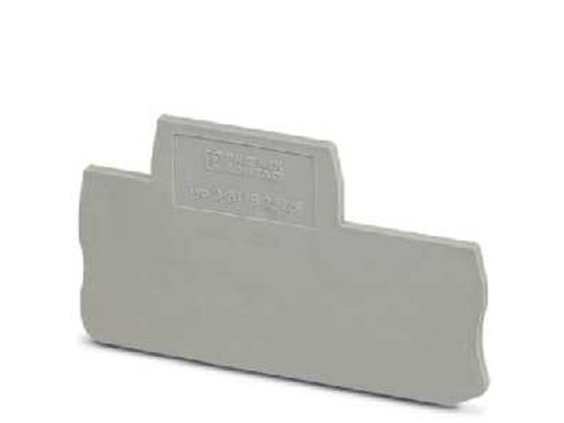 50St. Phoenix D-STTB 2,5/2P Abschlussdeckel L=71,5 mm B=2,2 mm H=39,65 mm grau 3040096