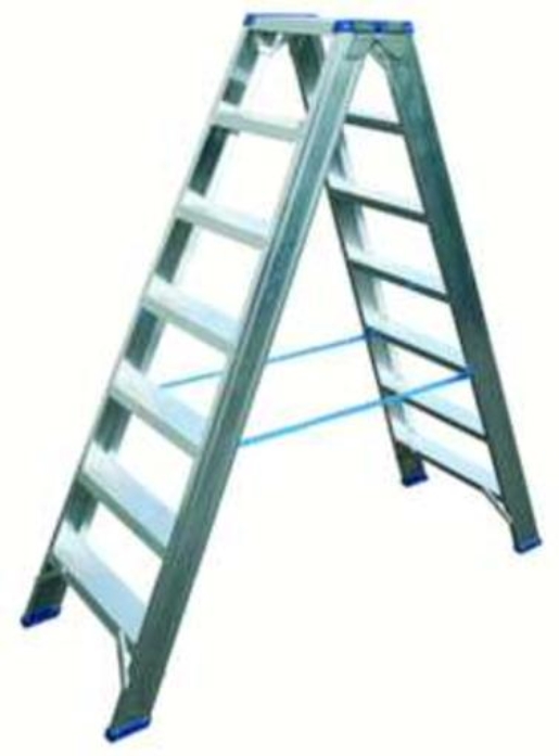 1St. Protec.class PASSL24 Alu-Stufenstehleiter 2x4