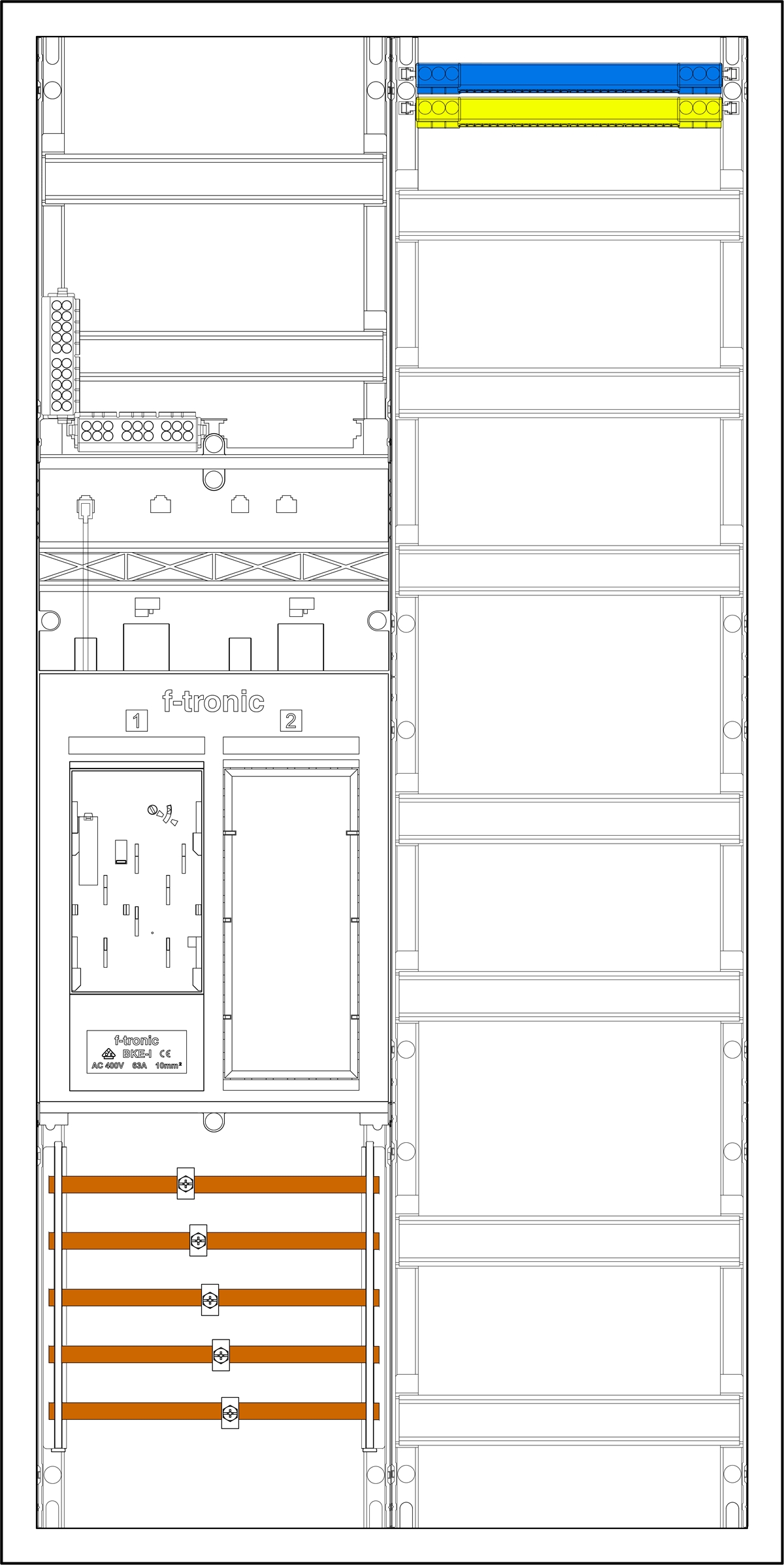 1St. F-Tronic EHZ721VDS EHZ721VDS, 1 ZP, DS, 1 R, 1 V 7195008