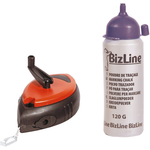 1St. Bizline BIZ 700037 Schlagschnursatz mit blauem Farbpulver 120 g 1St. Bizline BIZ 700037 Schlagschnursatz mit blauem Farbpulver 120 g