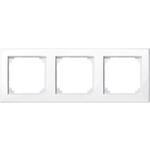 1St. Merten 478325 M-SMART-Rahmen, 3fach, aktivweiß glänzend