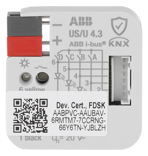 1St. ABB US/U4.3 US/U4.3 Universal-Schnittstelle, 4fach UP