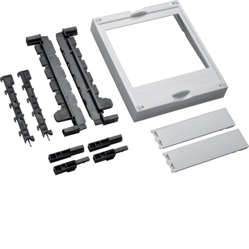 1St. Hager UE21A2B Baustein universN 300x250mm für 2 Trenner NH00 auf Sammelschienensystem