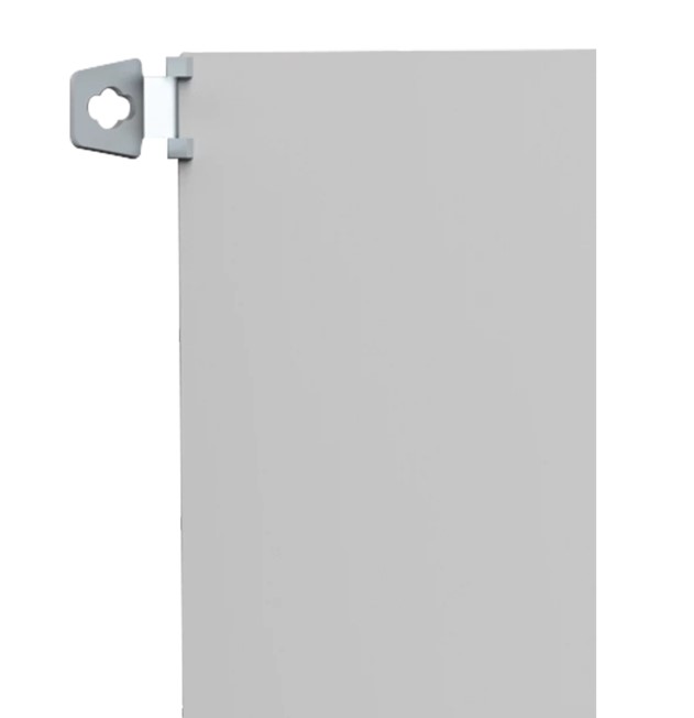 1St. SCHROFF AW41 Wandbefestigungslaschen, Zink