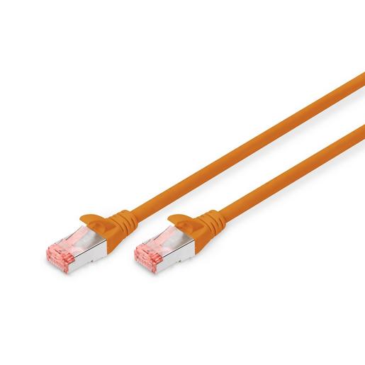 1St. Assmann DK-1644-010/OR CAT 6 S-FTP Patchkabel, Cu, LSZH, AWG 27/7, Länge 1 m, Farbe Orange