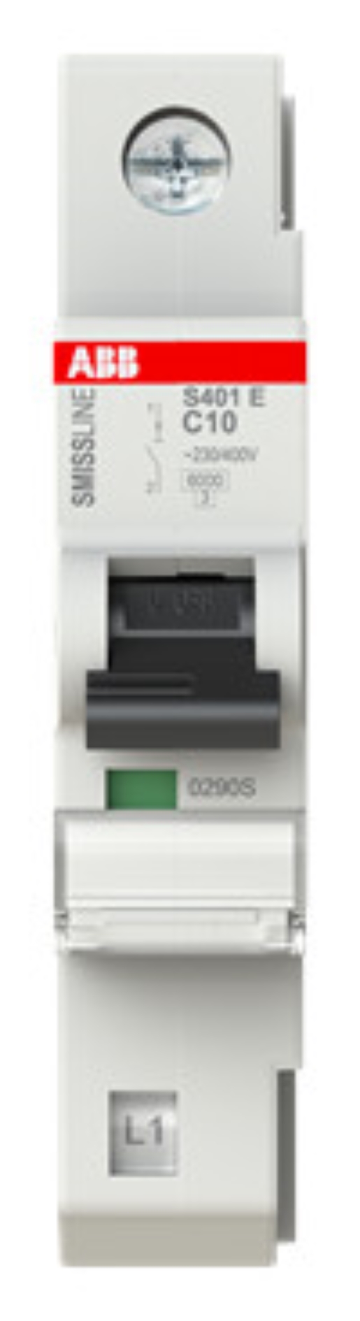 1St. ABB S401E-C10 Sicherungsautomat C-Char., 10A, 6kA, 1P, steckbar 2CCS551001R0104