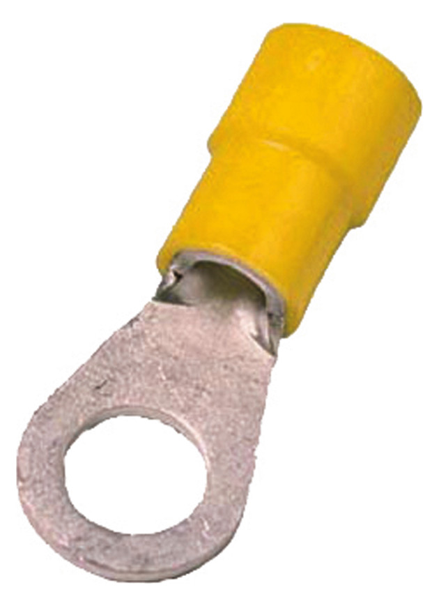 100St. Intercable 180924 Isolierter Quetschkabelschuh DIN 46237, 4-6qmm M12 gelb ICIQ612