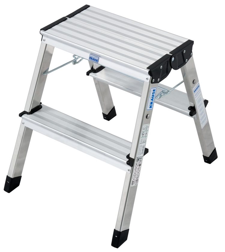 1St. Krause 130013 MONTO Doppel-KlappTritt Treppy, 2x2 Stuf
