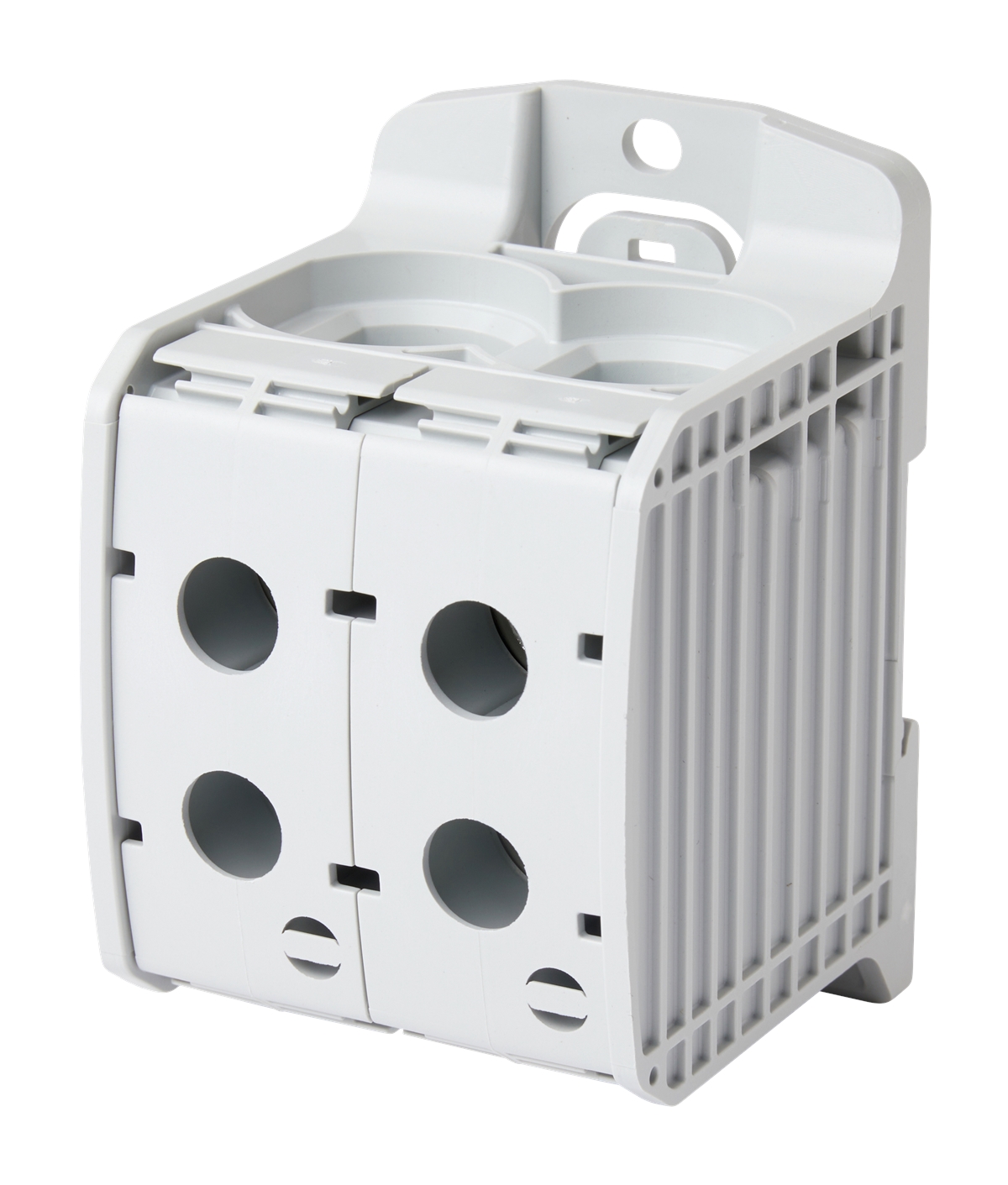 1St. F-Tronic RKA185-1-4gr Reihenklemme 185mm², 1polig, 4 Anschlüsse, grau, CU/AL, RKA185-1-4gr 7730090