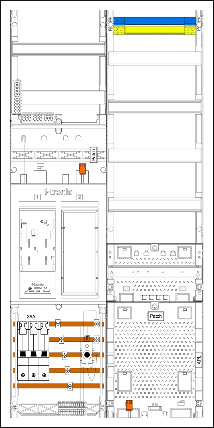 1St. F-Tronic EHZ721APZRFZ35D01 EHZ721APZRFZ35D01, 1 ZP,DS,1 R, 1 VAPZRFZ inkl. APL, SLS 35A, SPVGD01, 2 PPV, 1 PL150 7195109