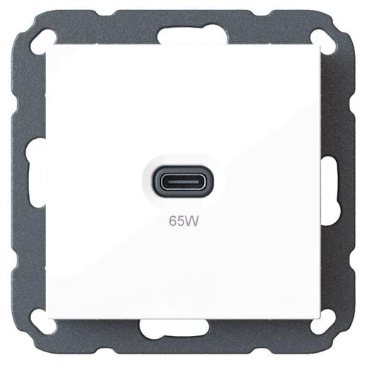 1St. NSP55USBLC65.01 USB-C Unterputz Lader 65W mit PD