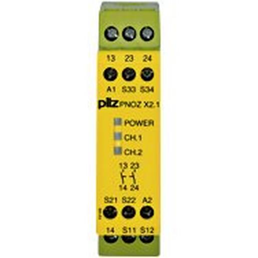 1St. Pilz 774306 PNOZ X2.1 24VAC/DC 2n/o