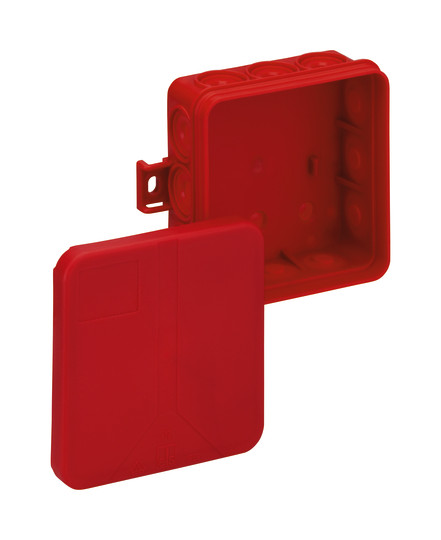 1St. Spelsberg 33271201, i 12 SB-L Verbindungsdose 400 V, 2,5 qmm, IP55, L 85 x B 85 mm, rot