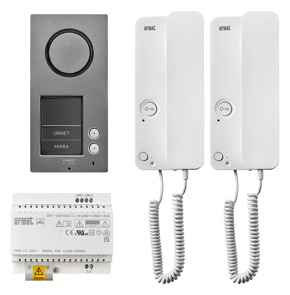 1St. Grothe SET 1183/632 Audio-Sprechanlagen-Set Mikra Standard
