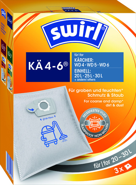 1St. SWIRL KAe 4-6 3ER Staubsaugerbeutel