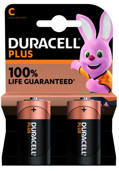 1St. Duracell 1,5V Baby C Plus Power 147294 1St. Duracell 1,5V Baby C Plus Power 147294