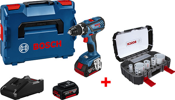 1St. Bosch GSR18V-28 + 9tlg Elektriker LS-Set