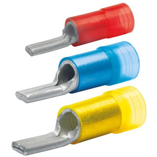 100St. Klauke ST1716IS Stiftkabelschuh isoliert, 10 mm2 100St. Klauke ST1717IS Stiftkabelschuh isoliert, 16 mm2