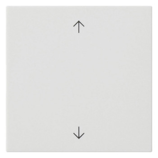 1St. Gira 538927 Wippe 1f Pfeile System 55 Reinweiß seidenmatt