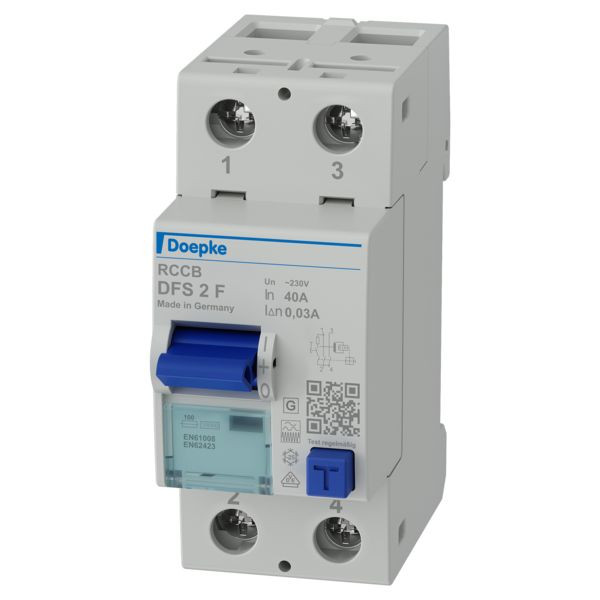 1St. Doepke Fi-Schutzschalter DFS2-040-2/0,03-F Mischfrequenzsens. Typ F 09134020