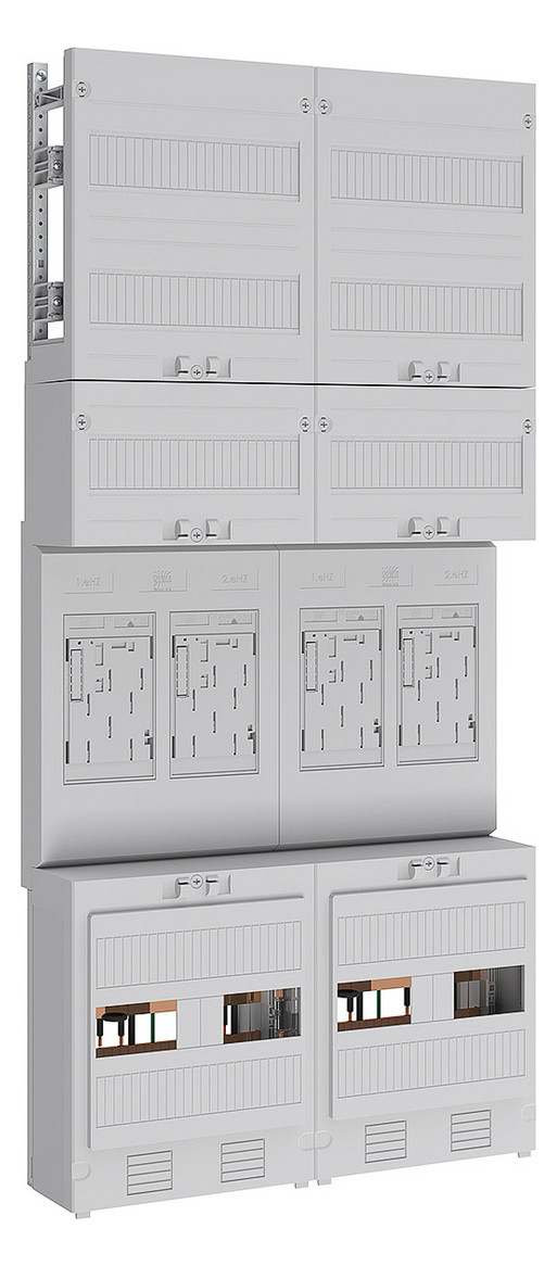 1St. ABN EZ27140, Zählerplatz eHZ 4Z mit Klemmstein 5-polig, BxH : 500x1050mm 1St. ABN EZ27140, Zählerplatz eHZ 4Z mit Klemmstein 5-polig, BxH : 500x1050mm