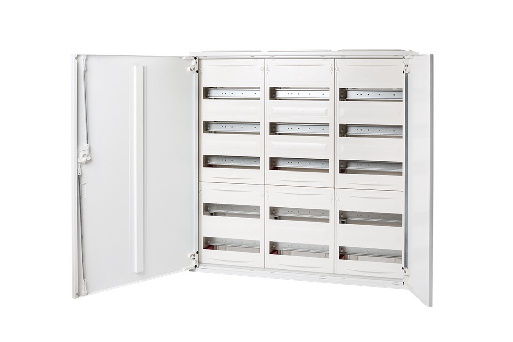 1St. F-Tronic FV3-5 Feldverteiler 3 feldrig, 5-reihig, 180 Module, Weiss 7110227