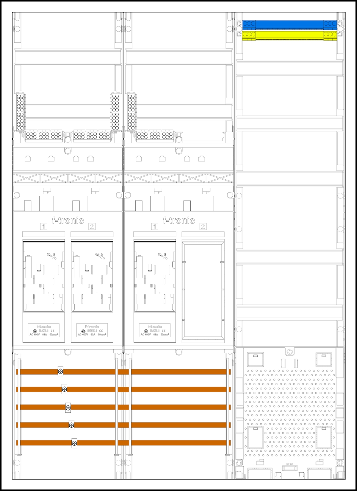 1St. F-Tronic EHZ733APZL EHZ733APZL, 3 ZP, 1 R, 1 VAPZ 7195800
