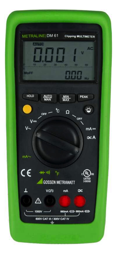 1St. Gossen Multimeter METRALINE DM 61 CAT IV 300V/CAT III 600V M194A