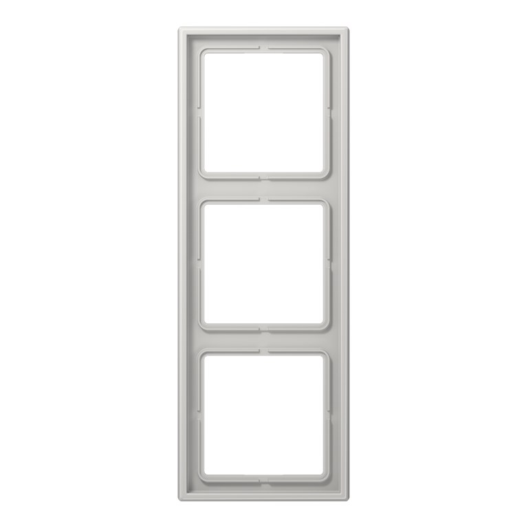 1St. Jung LS983LG Rahmen 3fach für waagerechte und senkrechte Kombination lichtgrau LS 983 LG