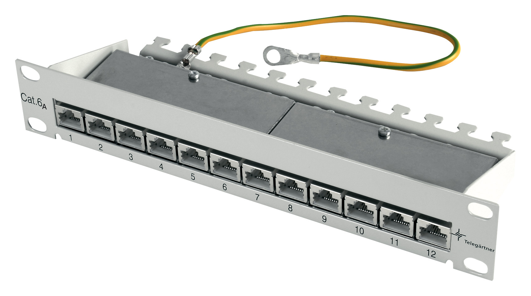 1St. Telegärtner J02022A0057 10Zoll Mini Patch Panel MPP12-HS K Cat.6 1St. Telegärtner J02022A0057 10Zoll Mini Patch Panel MPP12-HS K Cat.6