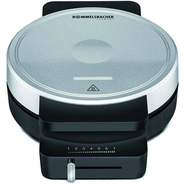 1St. ROMMELSB WA 850 Waffel Automat 850W, 1,8 kg, schwarz/sil