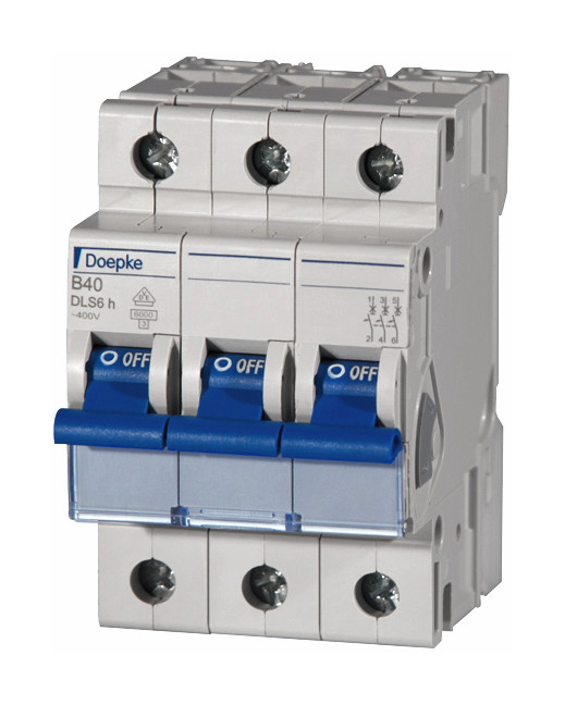 1St. Doepke DLS 6H B16-3 6KA 09914113, LS-Schalter 6KA 3pol. B-16A