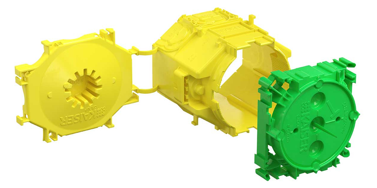 1St. Kaiser 1265-01 Betonbau, B Geräte-Verbindungsdose 2-te