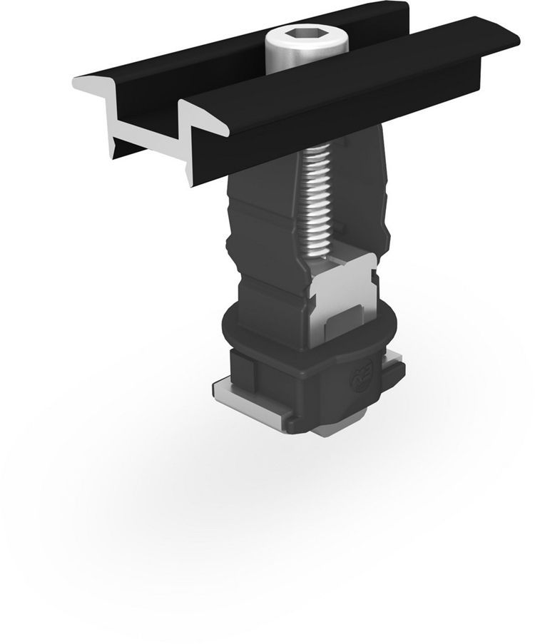 1St. K2 Universal Mittelklemme K2 2004148 Clamp 25-40 mm, schwarz eloxiert