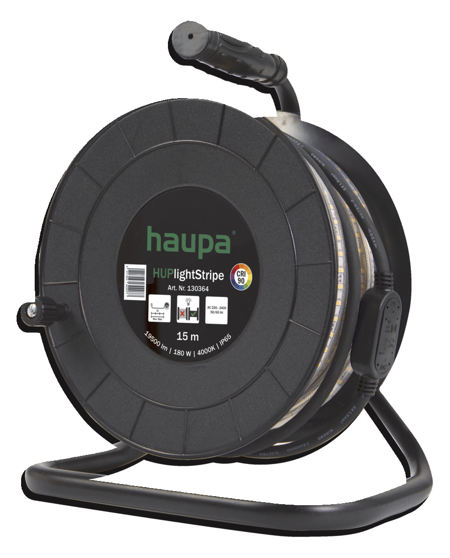 1St. HAUPA LED-Lichtband 15m HUPlightStripe15 180W 19500lm 4000K IP65 CRI90