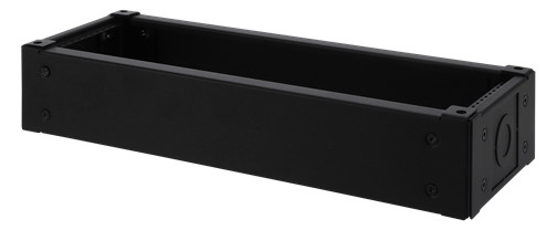 1St. Striebel & John TZG210 Sockel 100 mm für TwinLine G/H, T225/H100/B550 mm, pulverbeschichtet, RAL 9005 Zubehör für TwinLine Schrankserie tiefschwarz 2CPX010574R9999