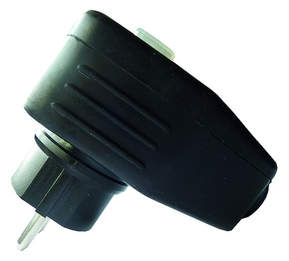 1St. Protec.class PVGWSA Vollgummi Winkelstecker abschaltbar