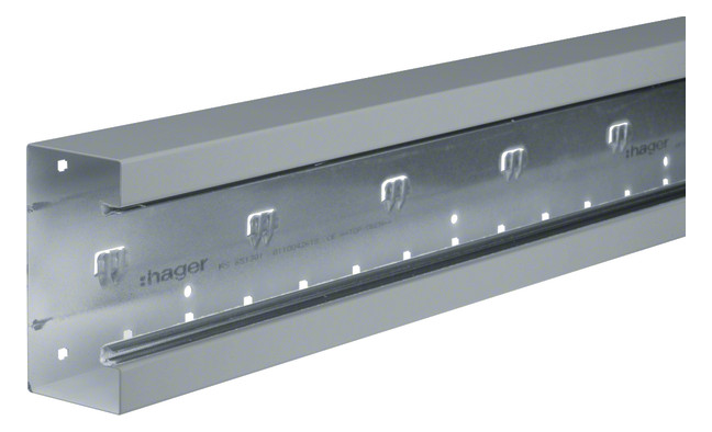 2m Hager BRS651301VERZ Brüstungskanal-UT BRS 70x130 OT 80mm verzinkt