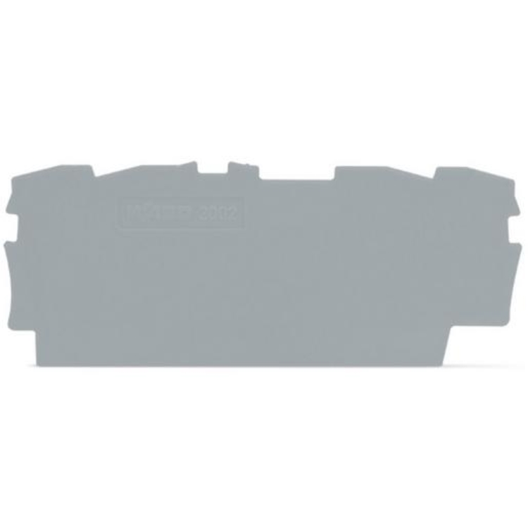 25St. Wago 2002-1491 Abschluss- und Zwischenplatte 0,8 mm