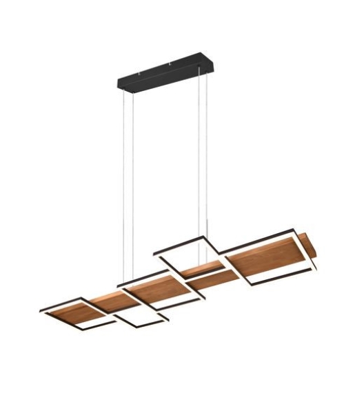 1St. Trio 322910532 LED Pendelleuchte holzfarbig