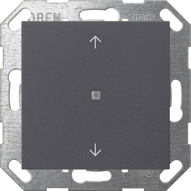 1St. Gira 517228 KNX Taster Wippe 1f Pfeile System 55 Anthrazit