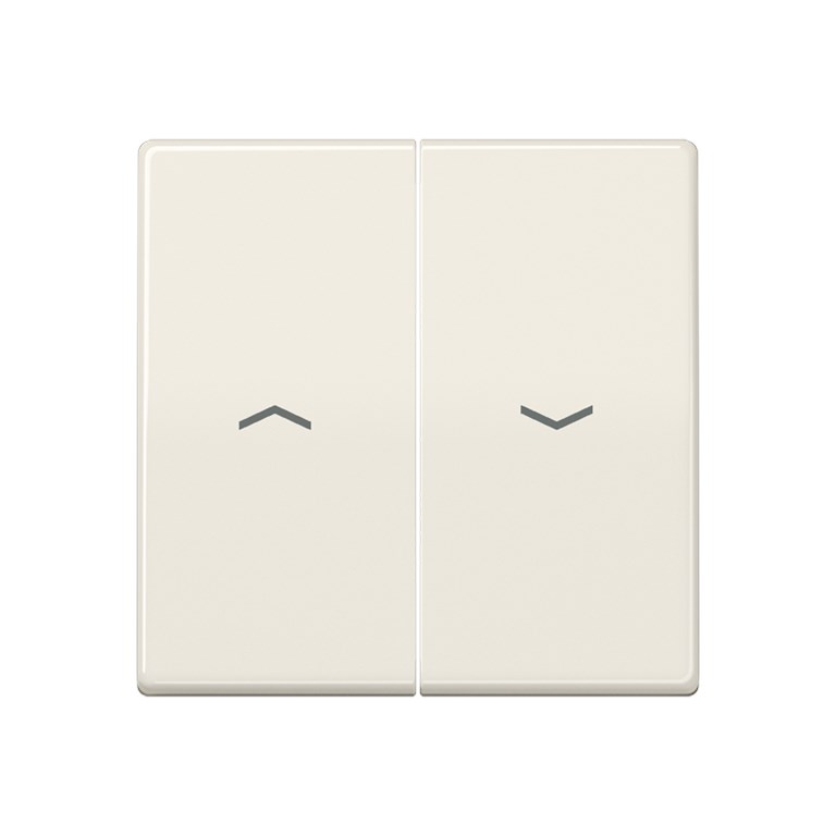 1St. Jung AS591-5P Wippe Symbole Pfeile Zentralplatte für Jalousie-Wippschalter Jalousie-Taster und Taster BA 2fach Tast