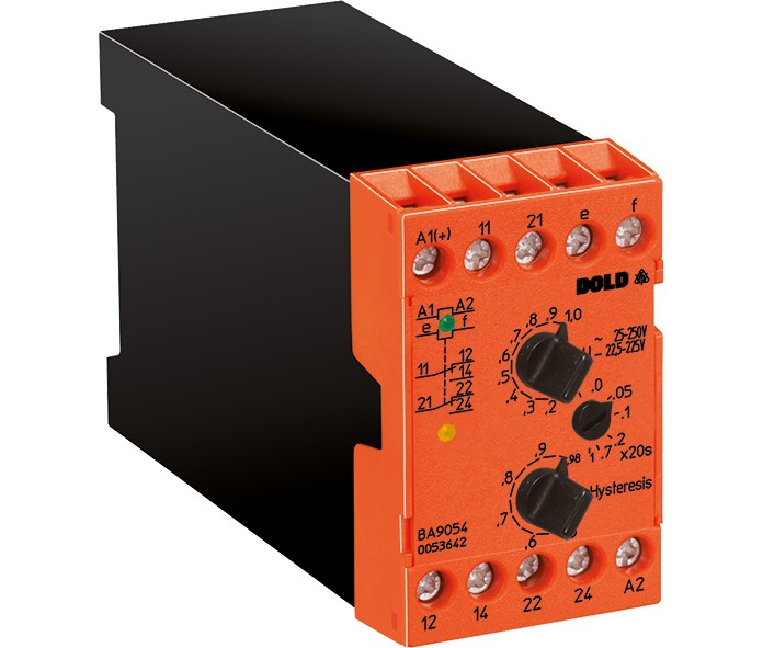 1St. DOLD BA9054/011 AC25-250V SPANNUNGSRELAIS Tv=0-20S